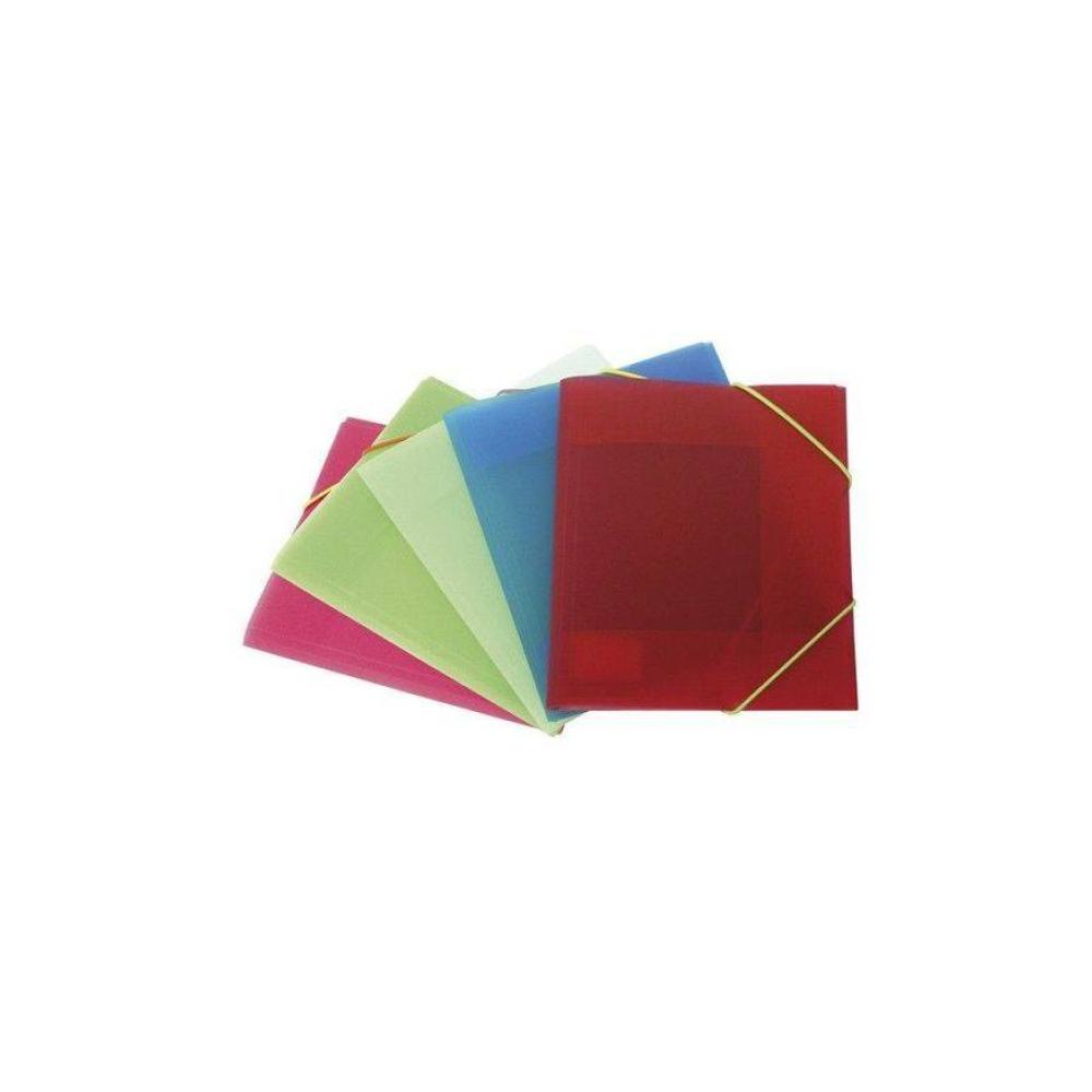 Carpeta solapa goma 4º pp rigida verde 048015 grafoplas