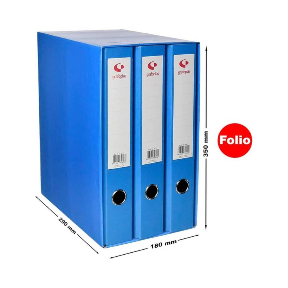 Modulo grafo 3 carpetas 2a 40 azul