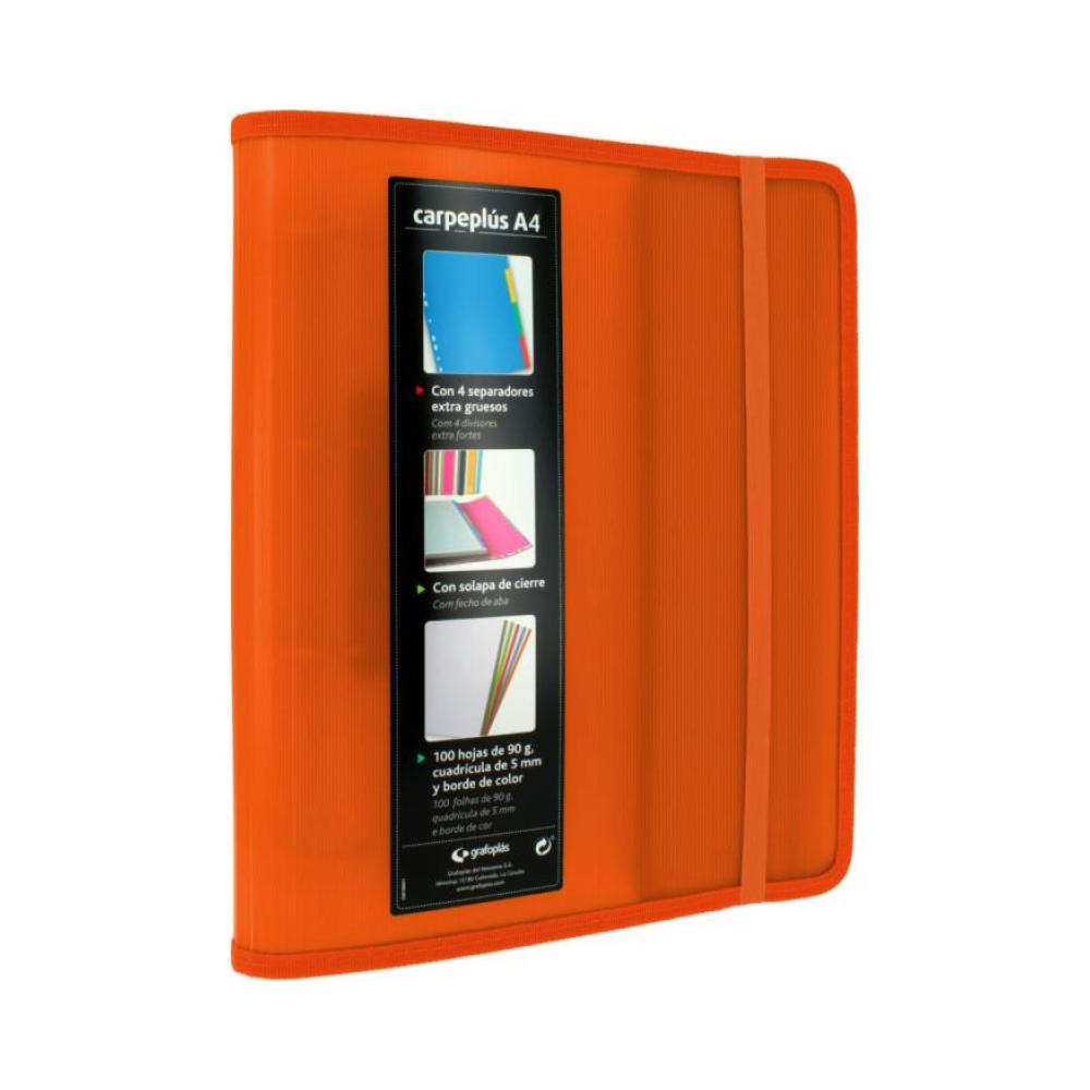 Carpeplus multiline a4 naranja