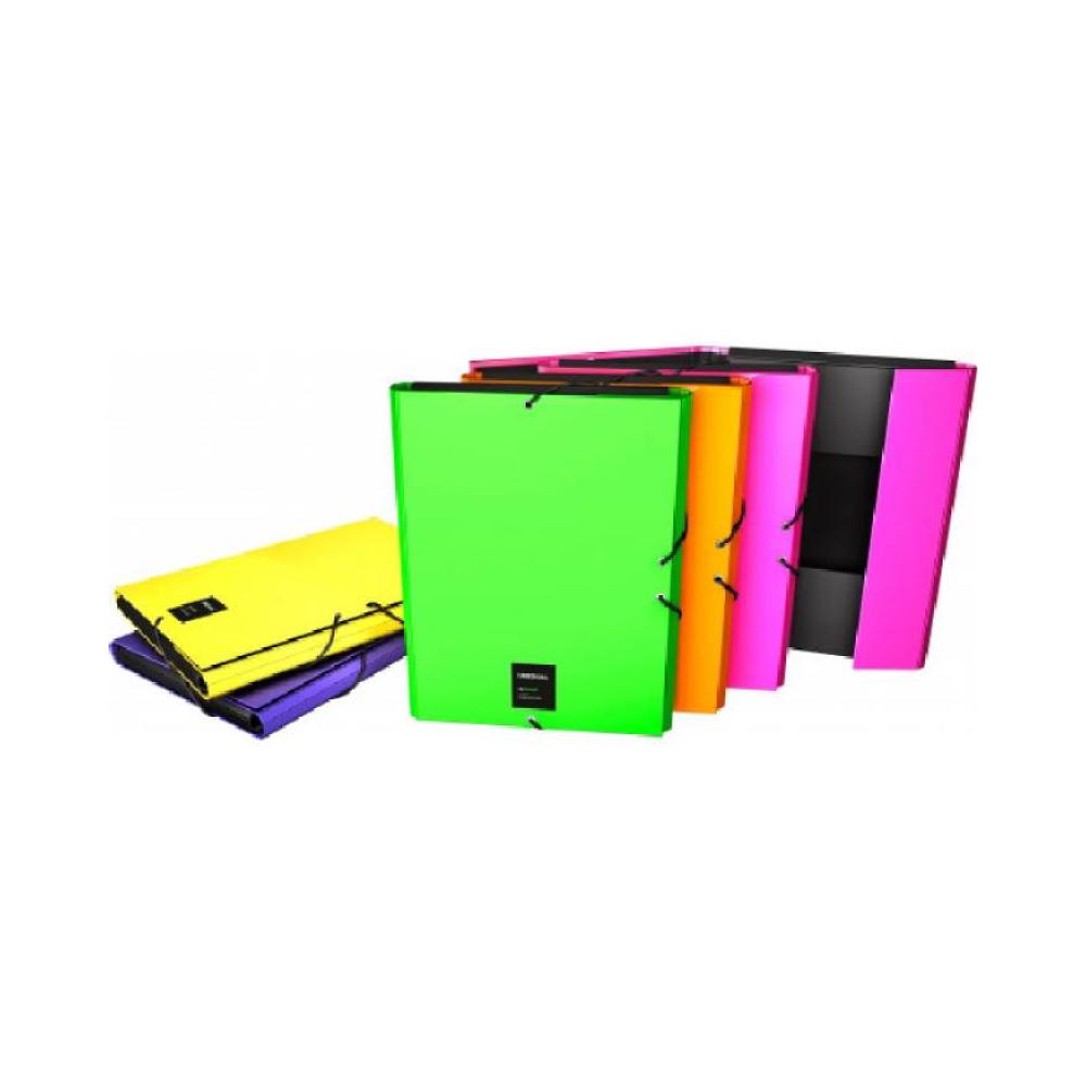 Carpeta verde fluor