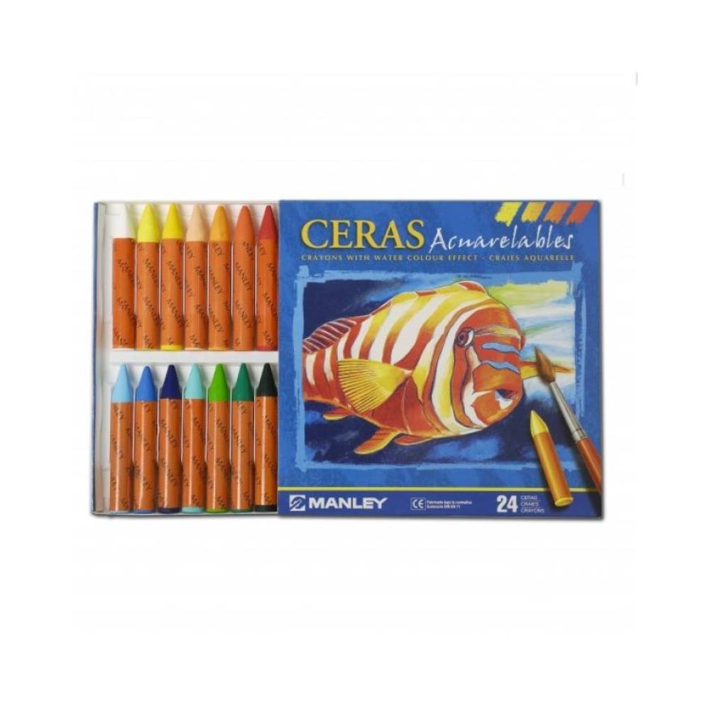 Ceras acuarelables 24