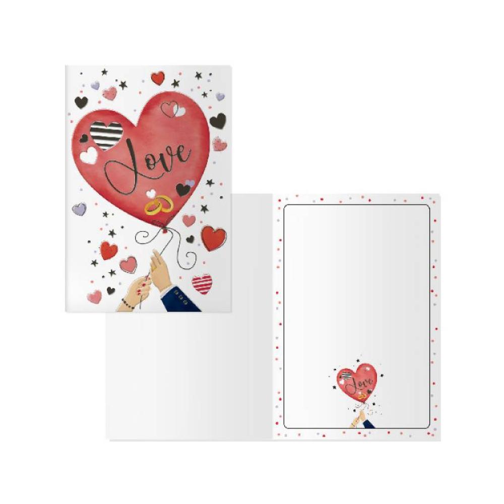 Felicitación san valentín – dohe modelo novios tamaño 11,5 x 17 cm