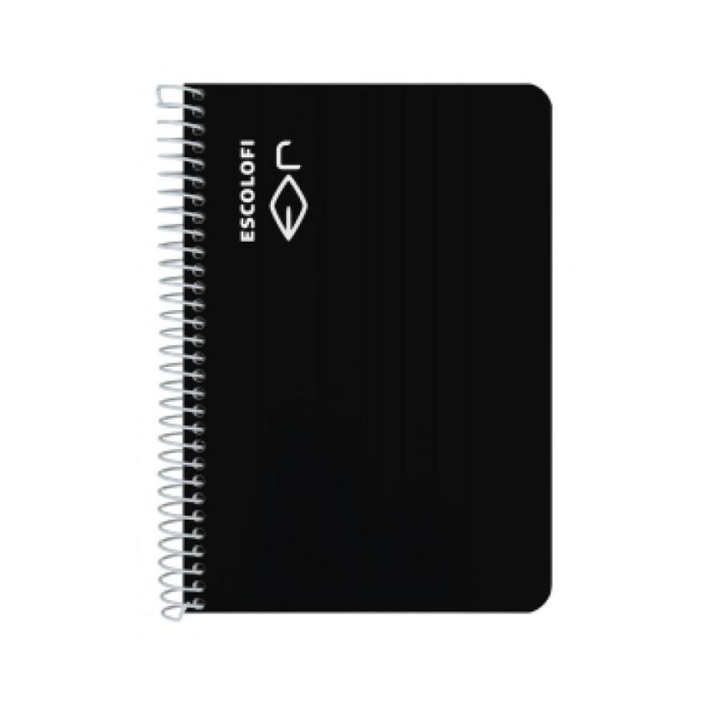 Libretas negra 100 hojas folio/liso