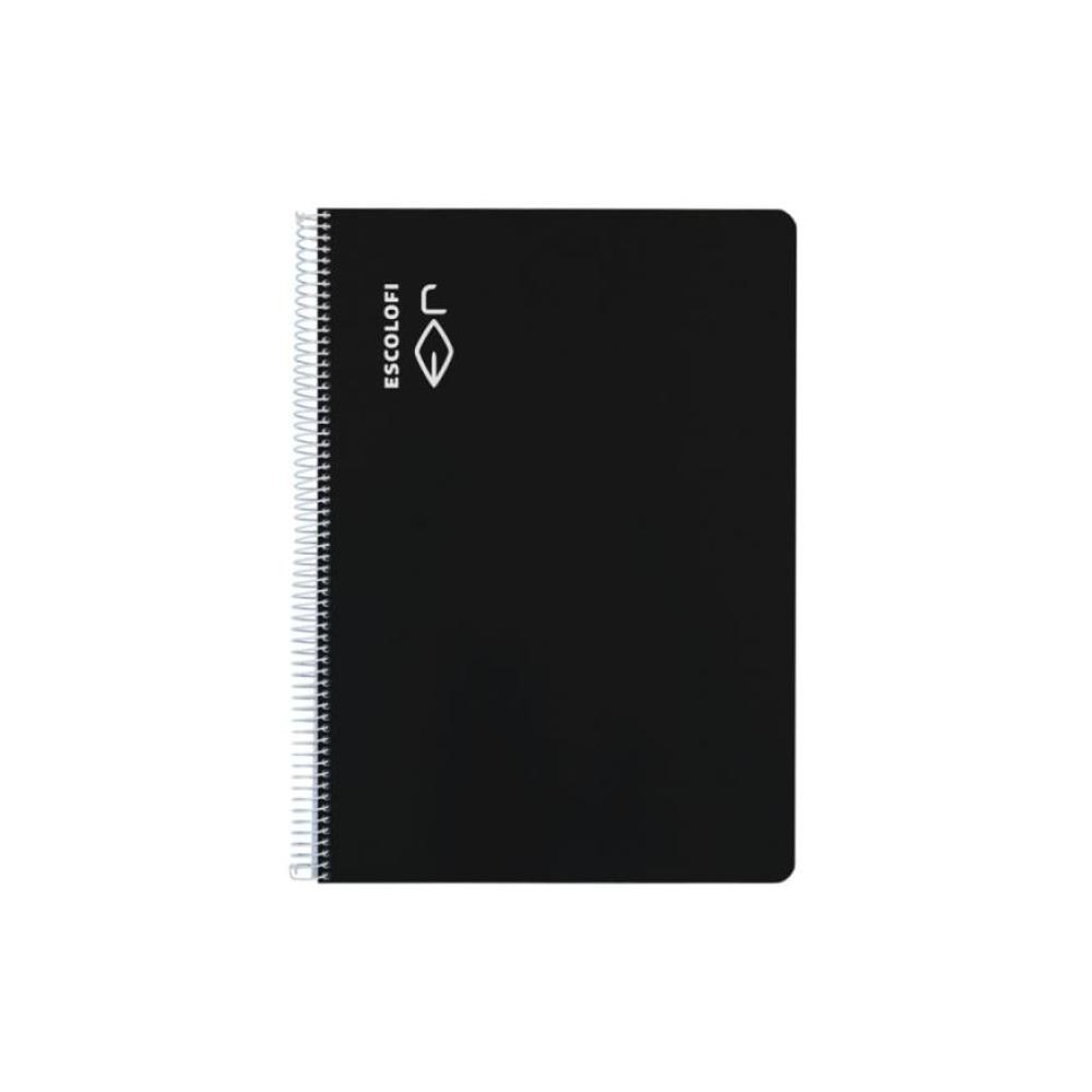 Libreta negra 200 hojas