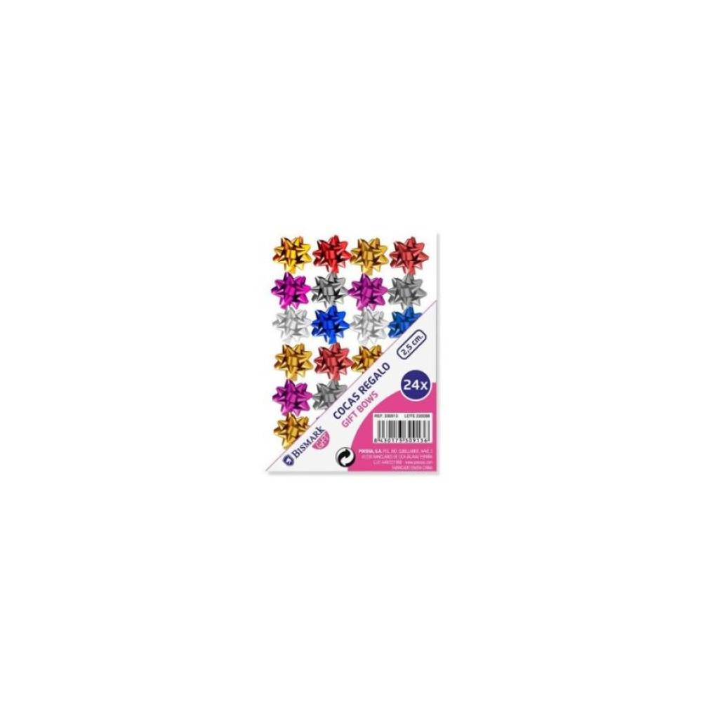 Lazo regalo purpurina 2.5cm cocas 330913 bismark