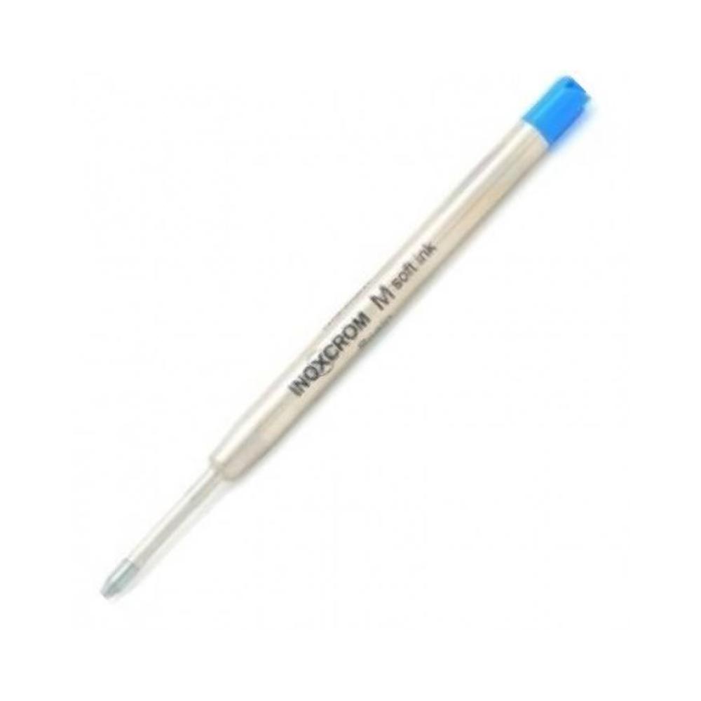 Recambio boligrafo inoxcrom azul m metálico