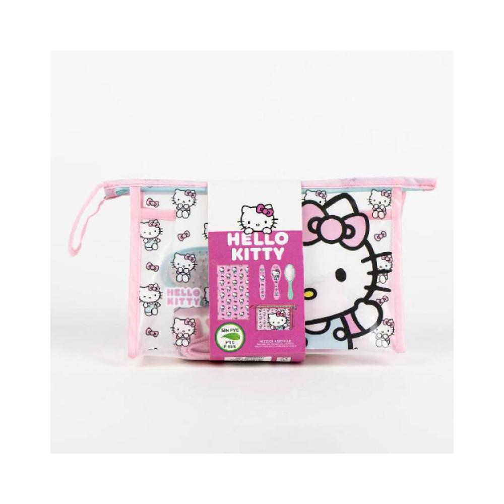 Neceser aseo viaje accesorios infantil hello kitty