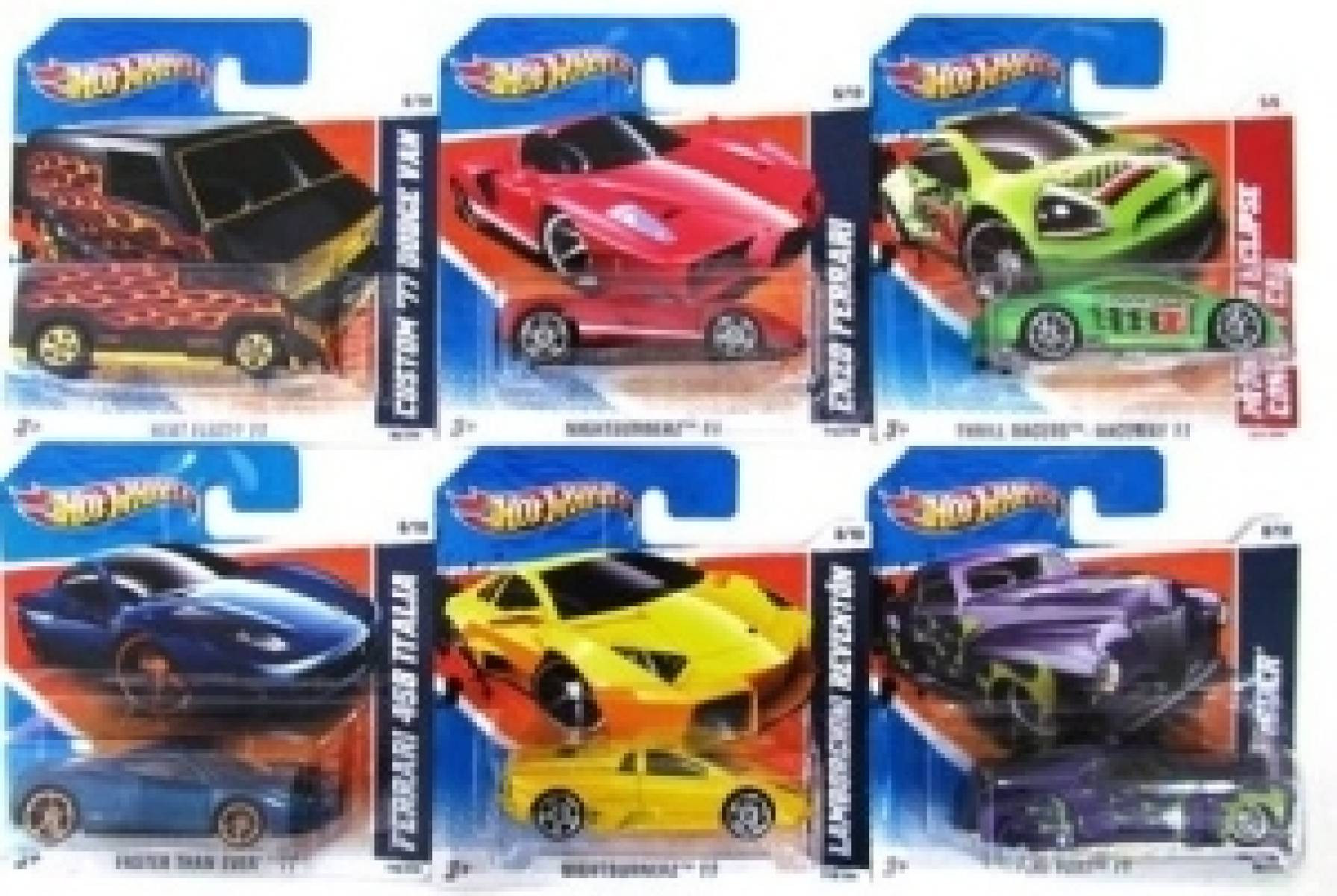 Hot Wheels die cast Vehículos 1:64 gran surtido