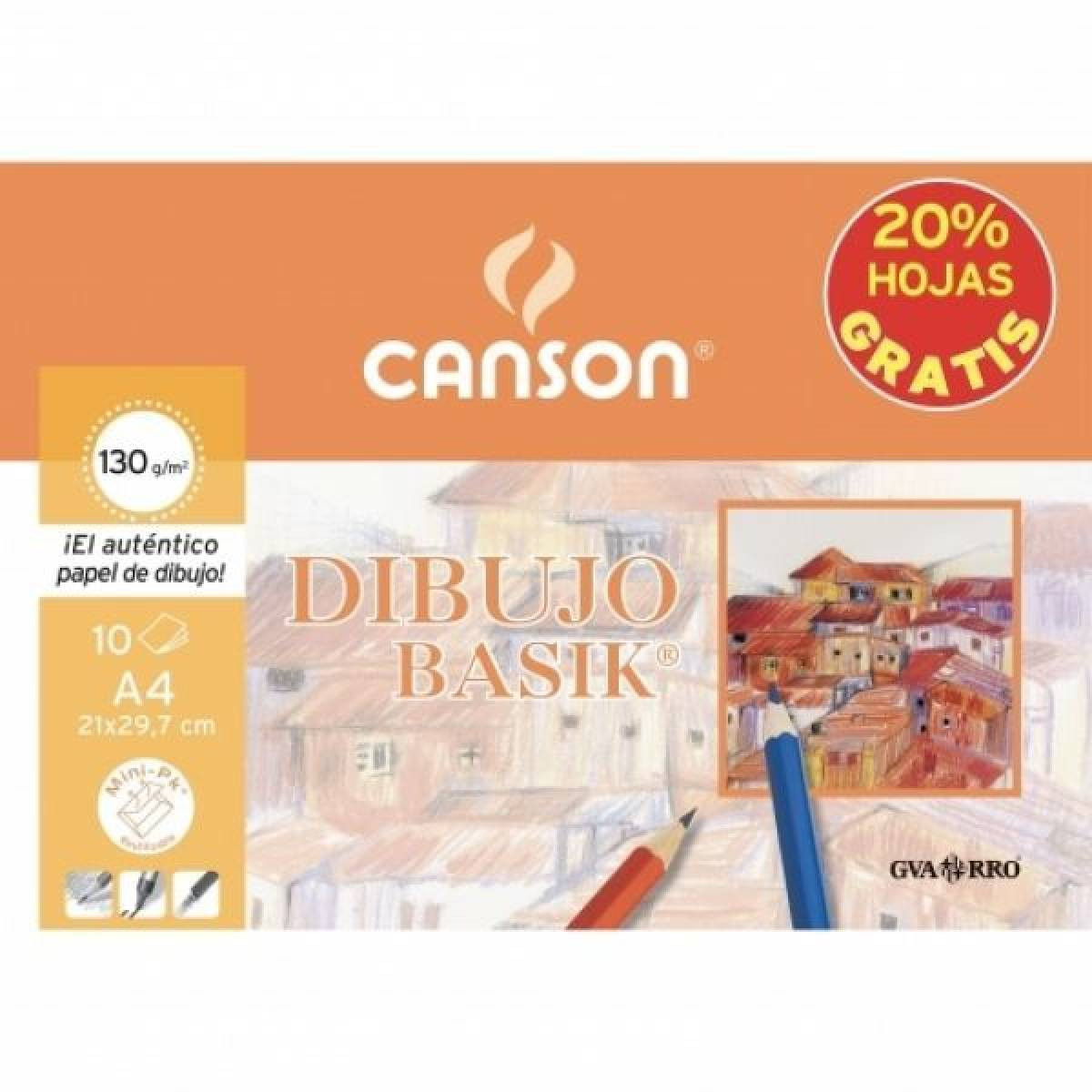 LAMINAS DIBUJO BASIK A4 130G. LISO