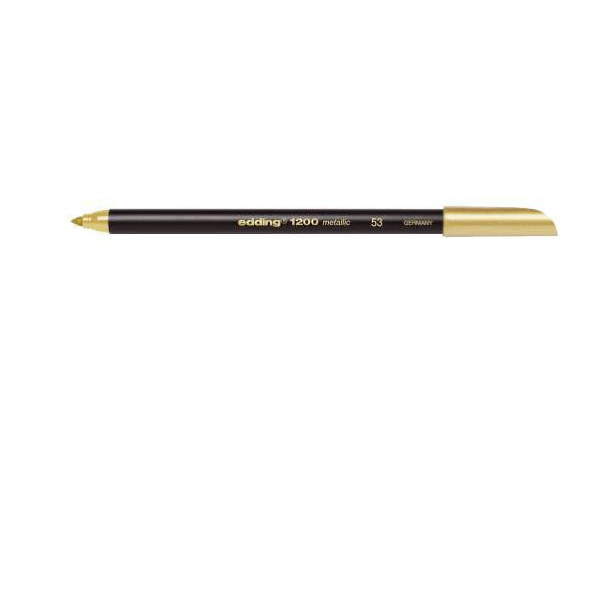 Rotulador edding punta fibra 1200 oro n. 53 -punta redonda 1-3 mm.
