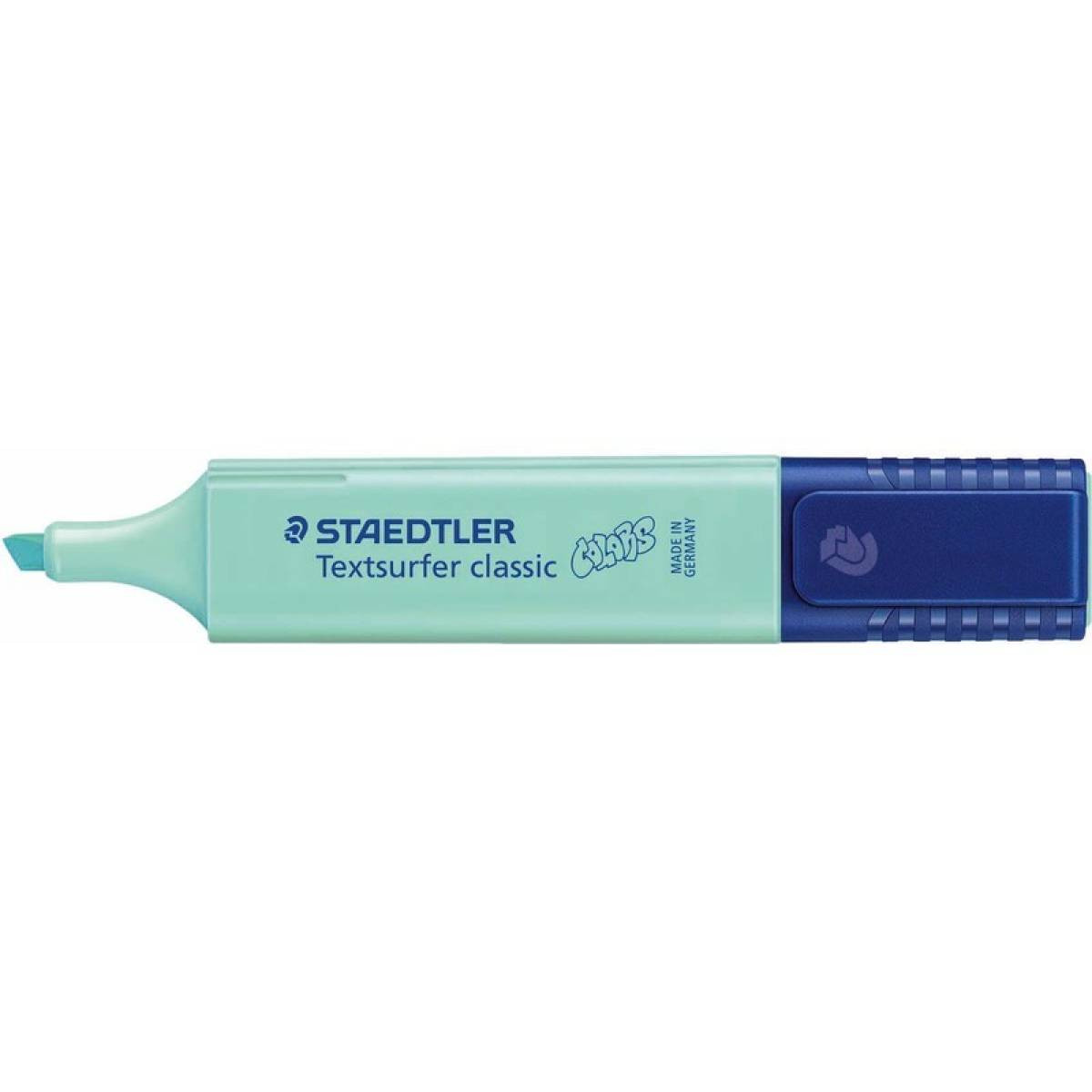 Rotulador fluorescente azul pastel staedtler