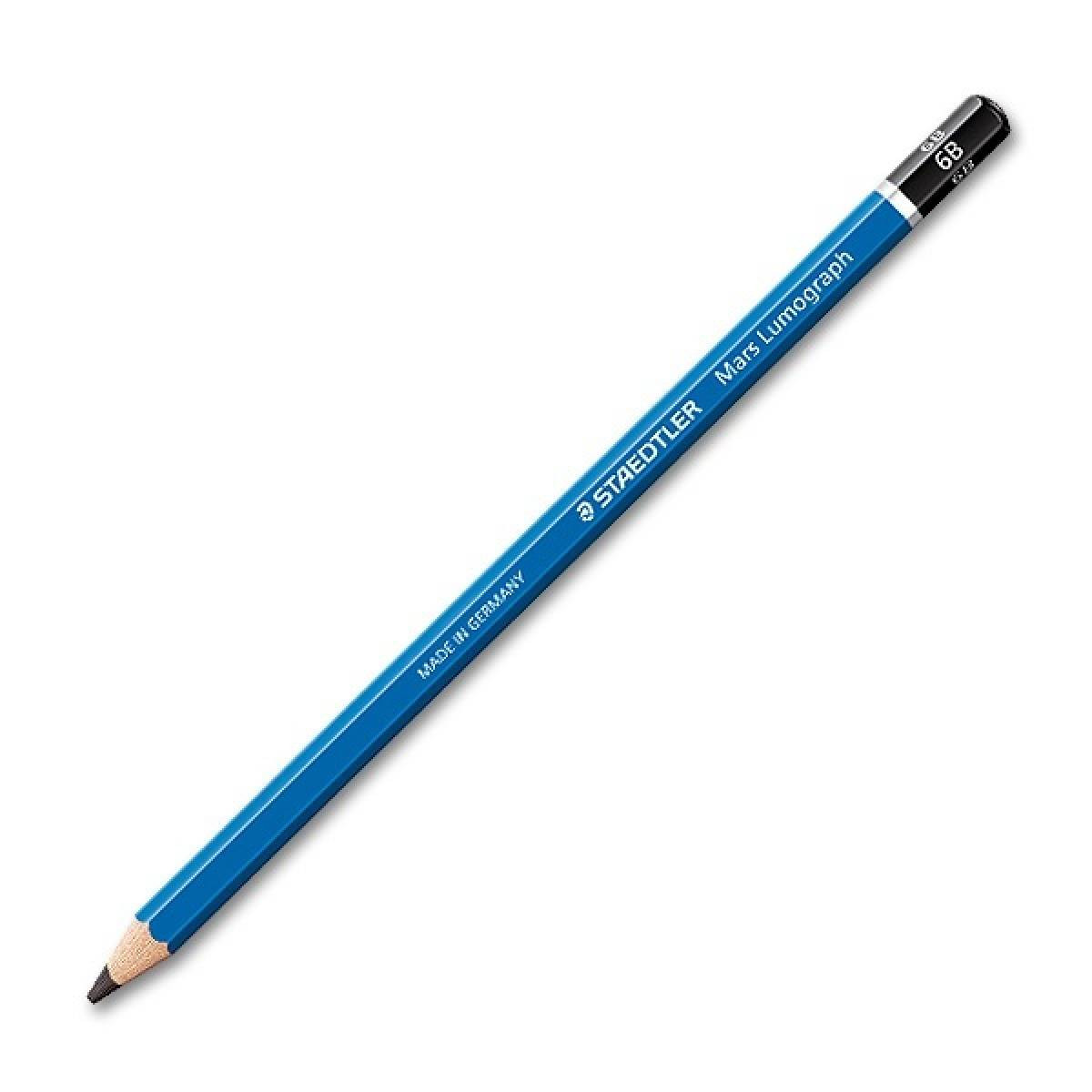Lapiz dibujo mars lumograph 6b staedtler