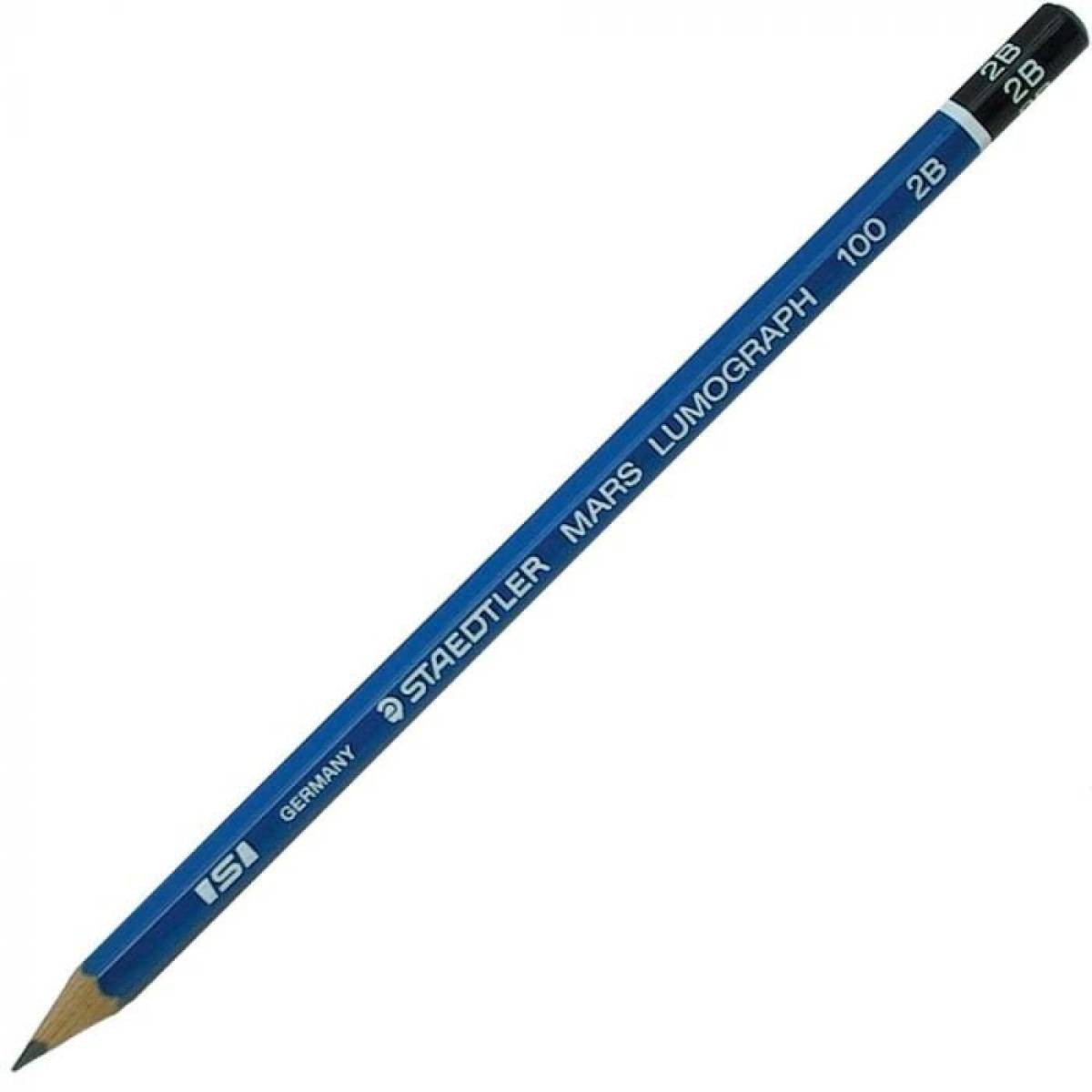 Lapices de grafito staedtler mars lumograph 100 2b unidad