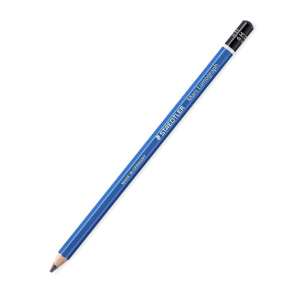 Lapiz dibujo mars lumograph 6h staedtler