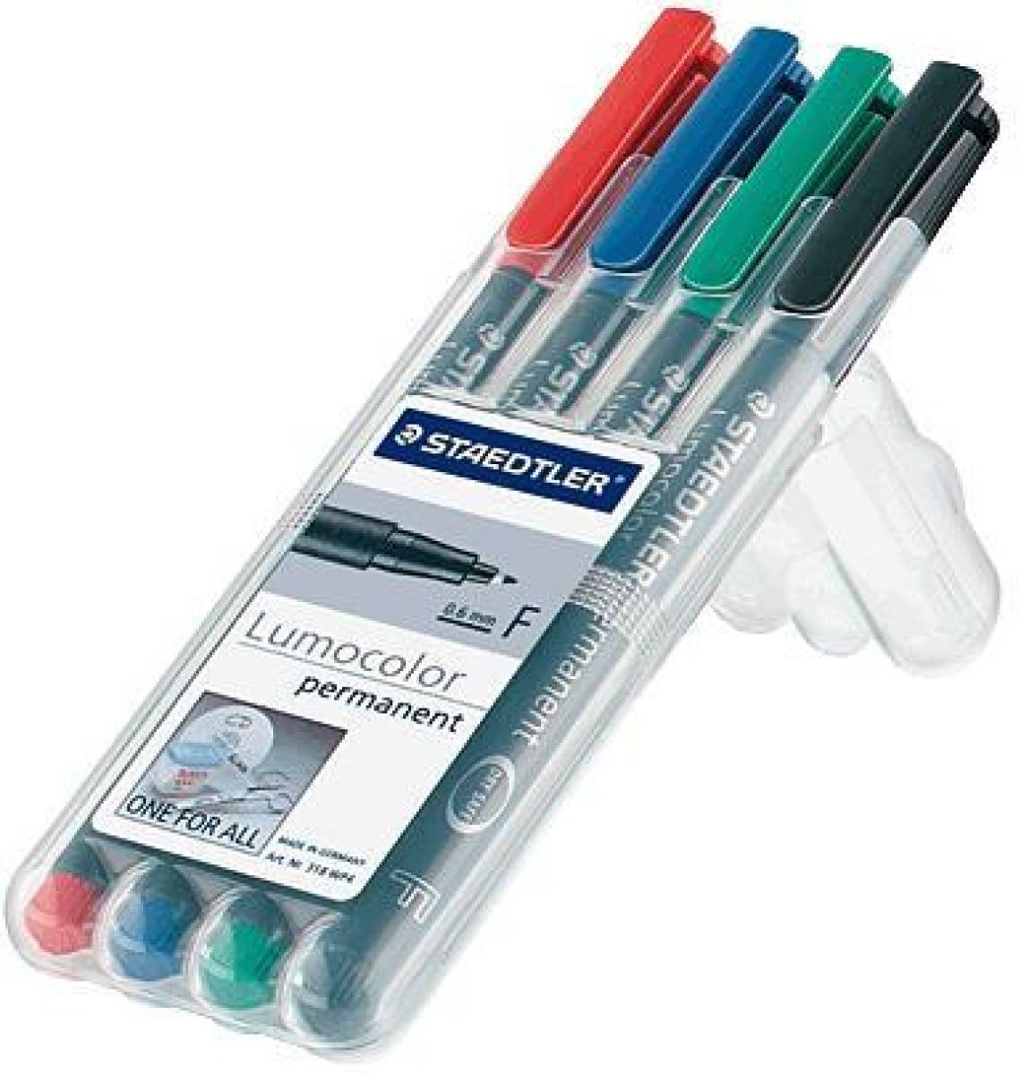 ESTOIG 4 RETOLADORS LUMOCOLOR 318 PUNTA F COLORS SURTID.