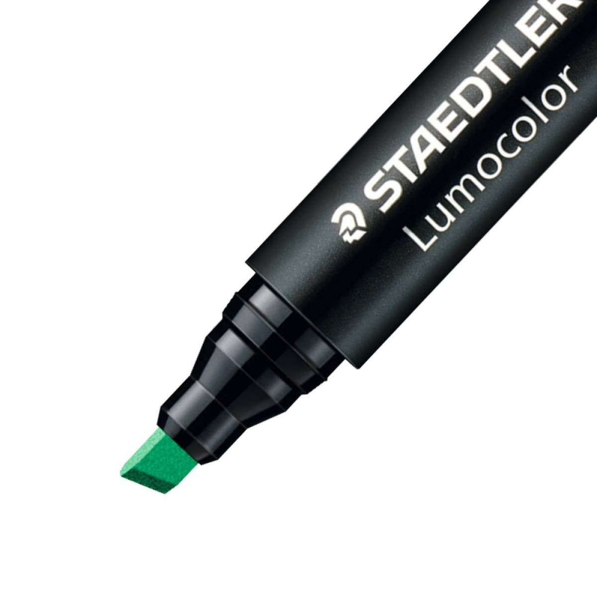 Rotulador permanente verde bisel 350 staedtler
