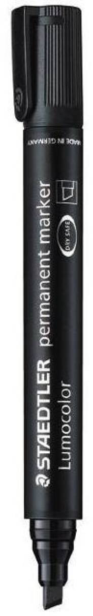 Rotulador permanente Negro Lumocolor Punta Biselada