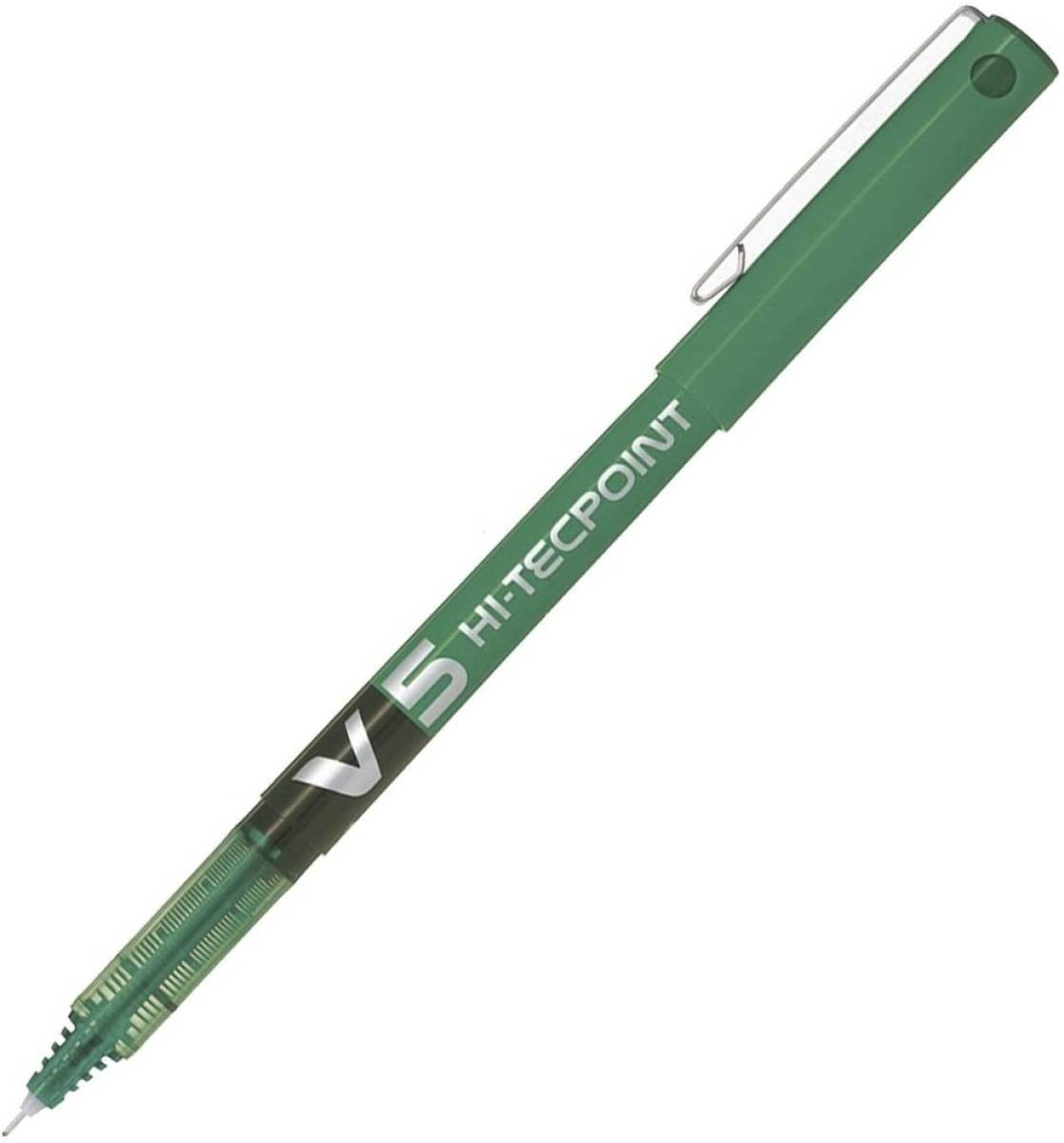 Boligrafo pilot punta aguja v-5 verde 0.5 mm
