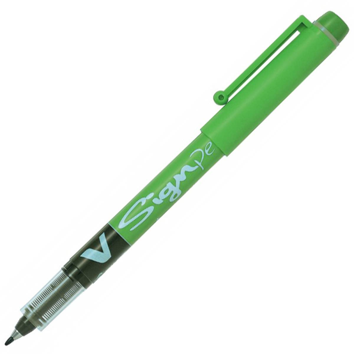 Rotulador pilot v signpen verde