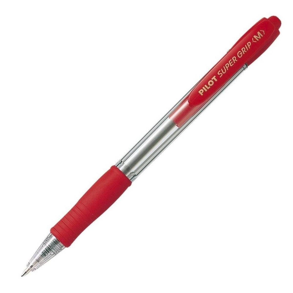 Boligrafo pilot super grip m rojo