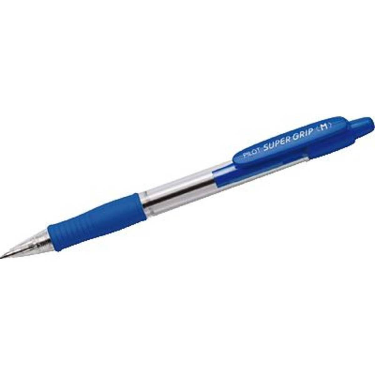 Boligrafo pilot super grip m azul