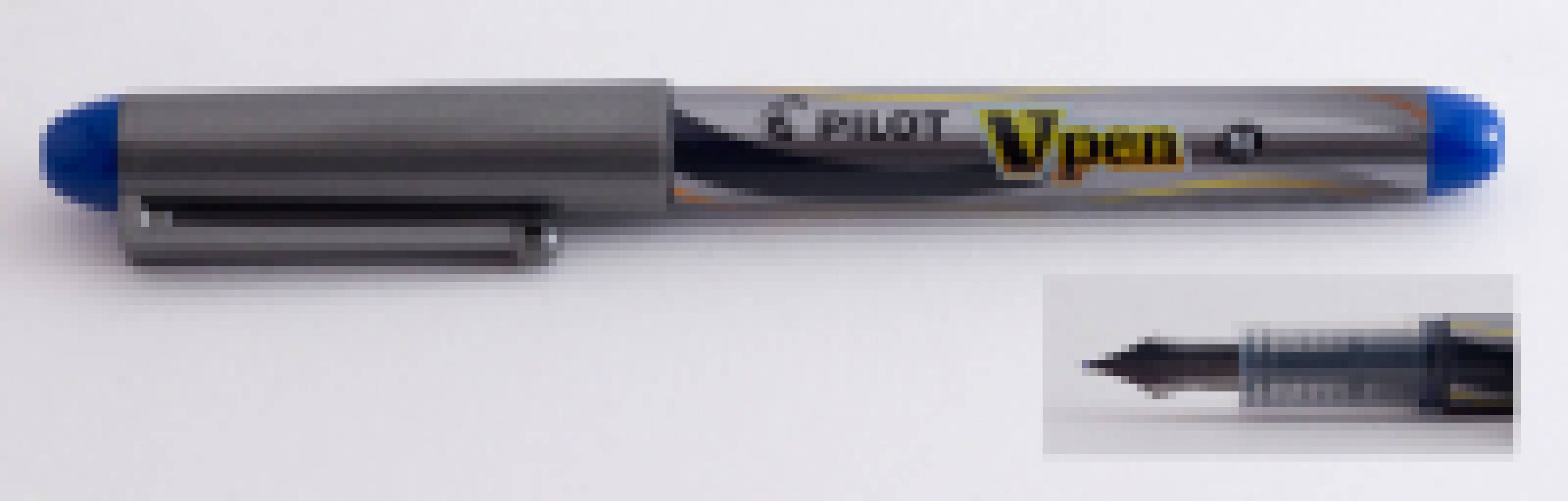 Pluma desechable vpen silver azul pilot