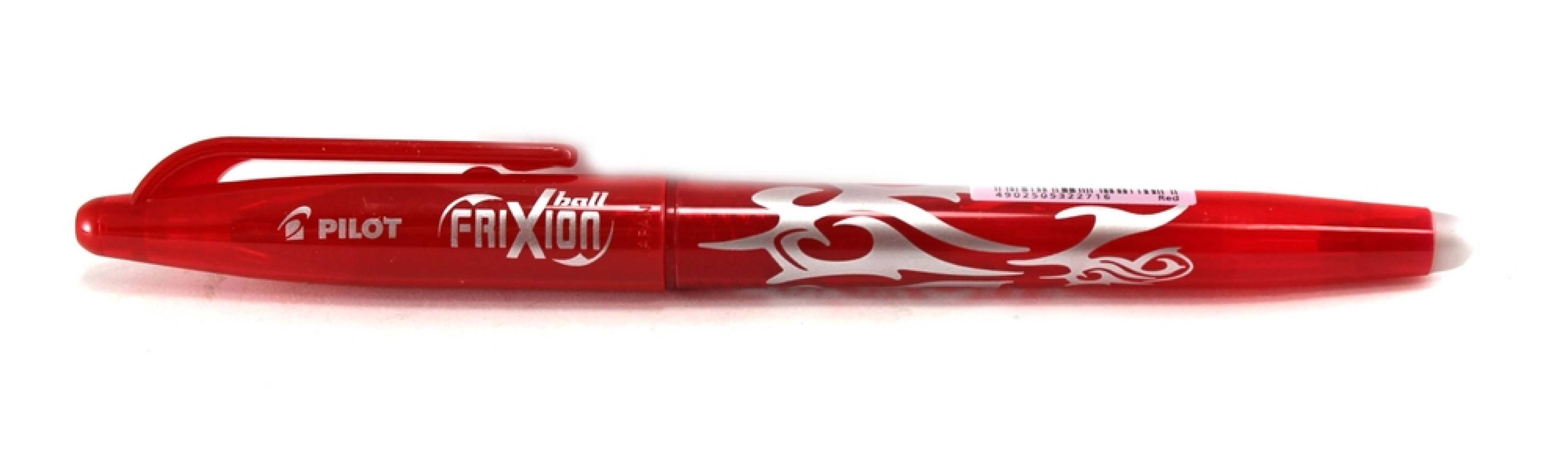 Boligrafo borrable pilot frixion  rojo ball