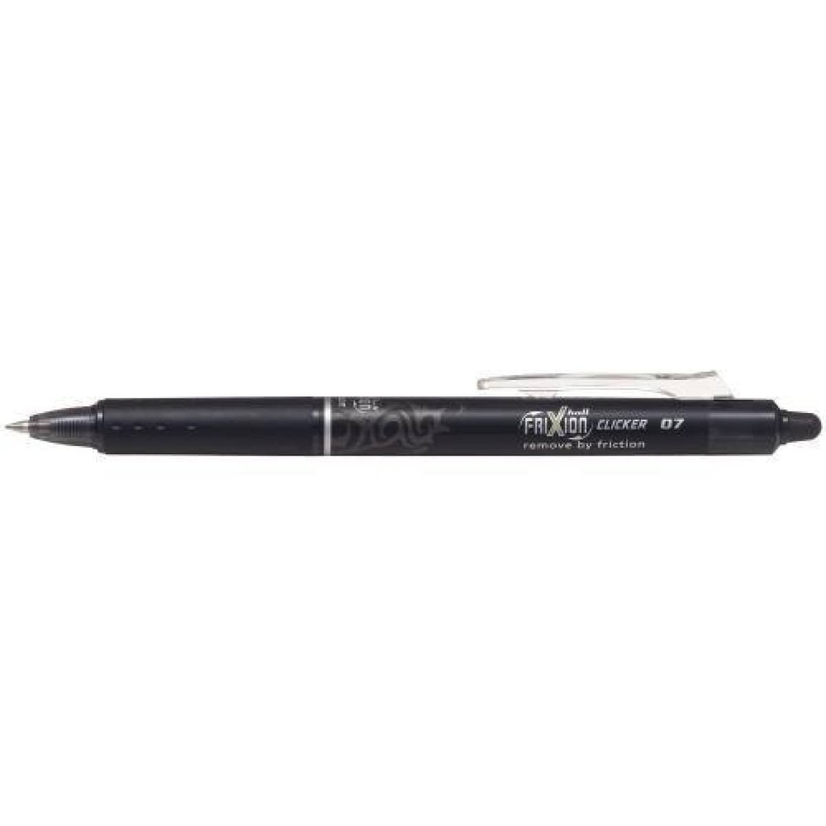Boligrafo borrable pilot frixion clicker negro