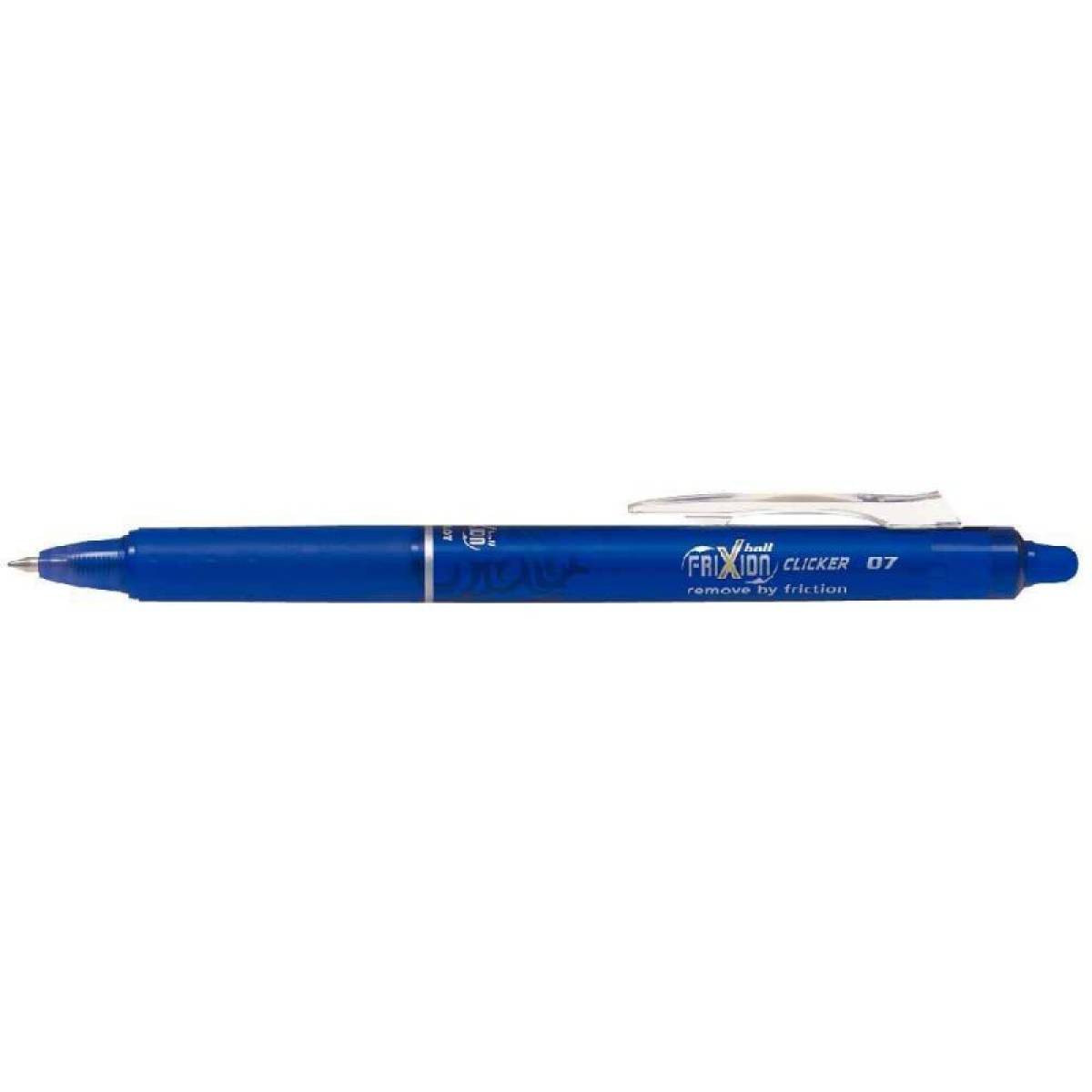 Boligrafo borrable pilot frixion clicker azul