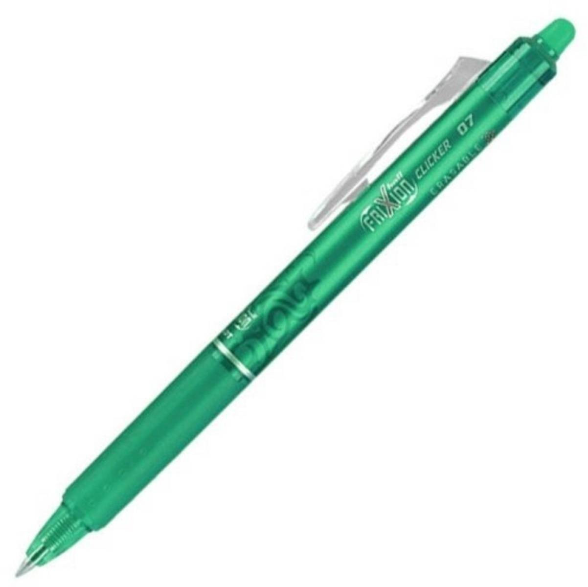Boligrafo borrable pilot frixion clicker verde