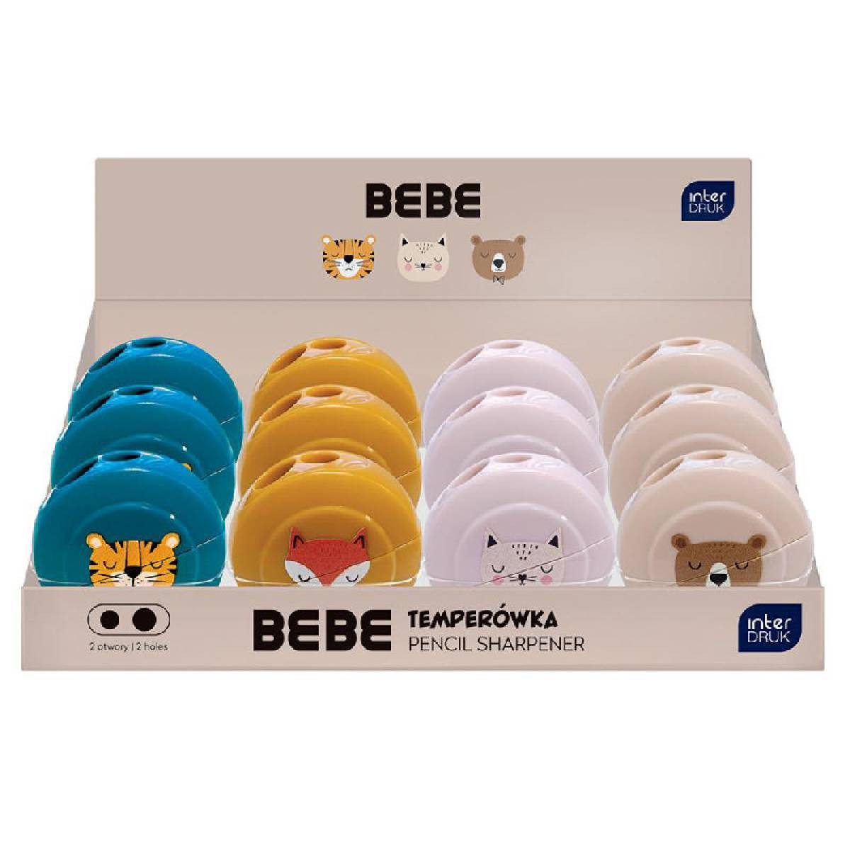 Afilalapices animalitos 2 tamños BEBE
