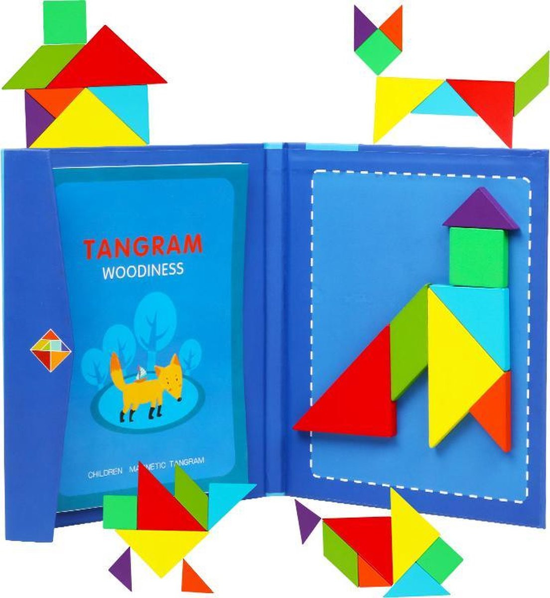 Magnetic tangram
