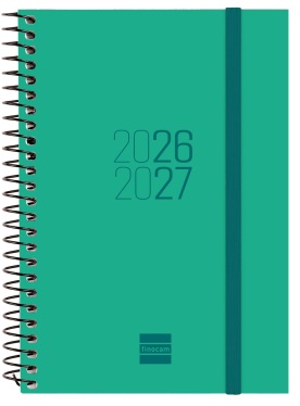 AGENDA ESCOLAR 26-27 E8 SVH VERDE ESPIRAL