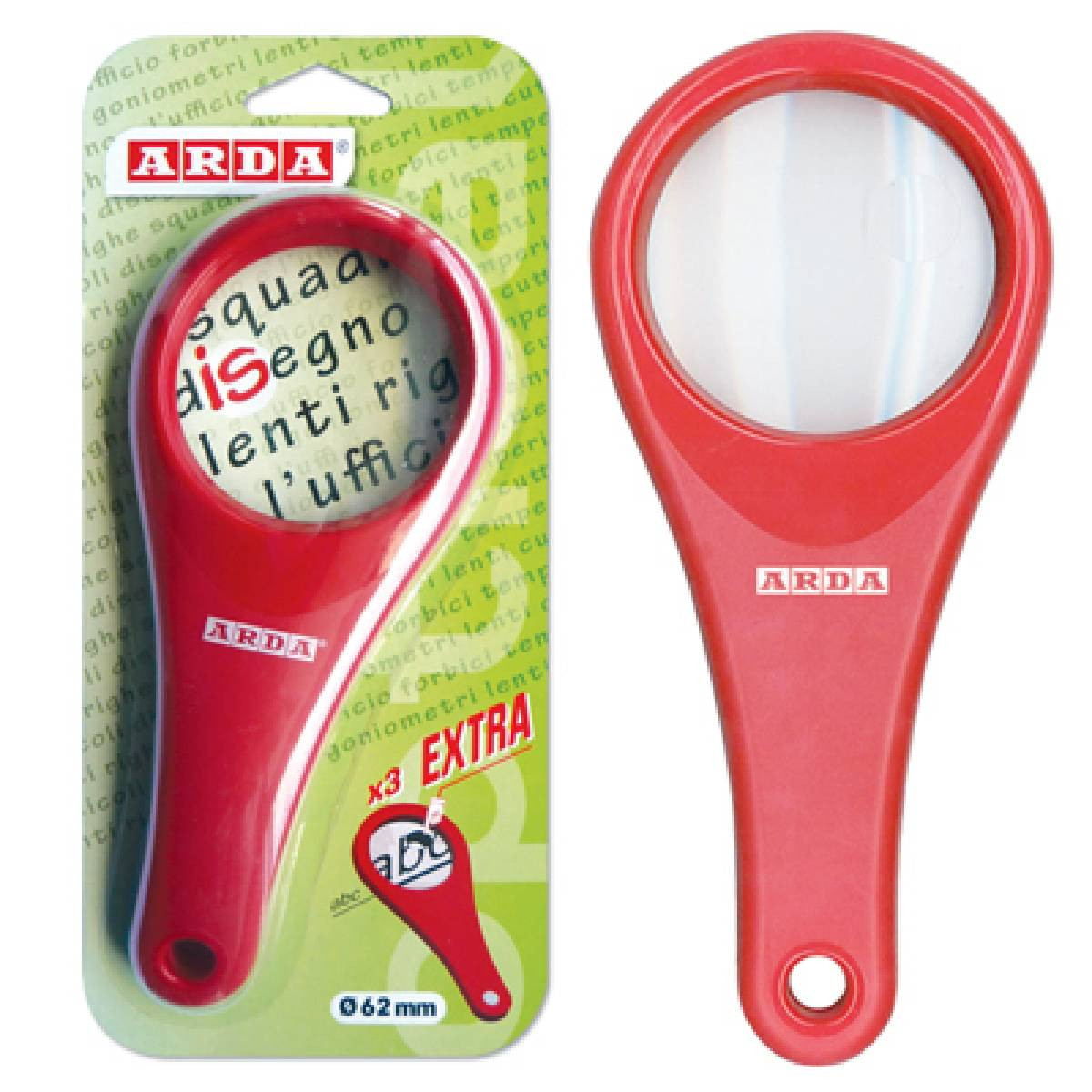 Lupa Arda 62 mm diametro