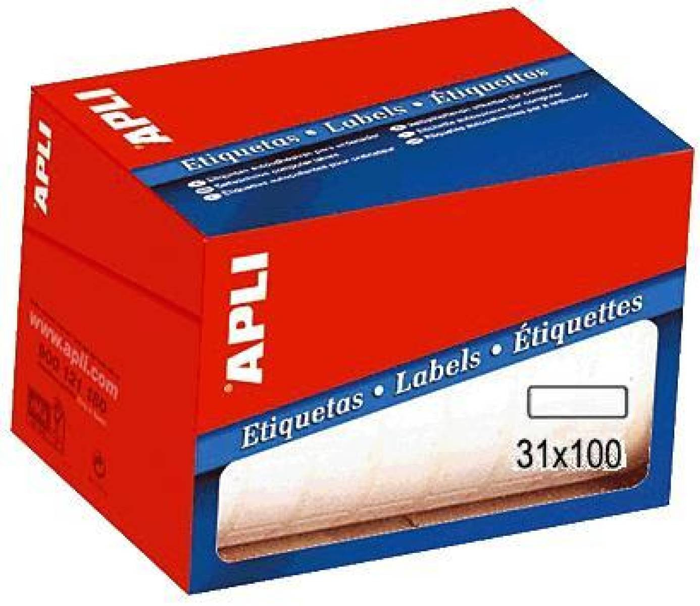 Rollo apli etiquetas 31*100 mm
