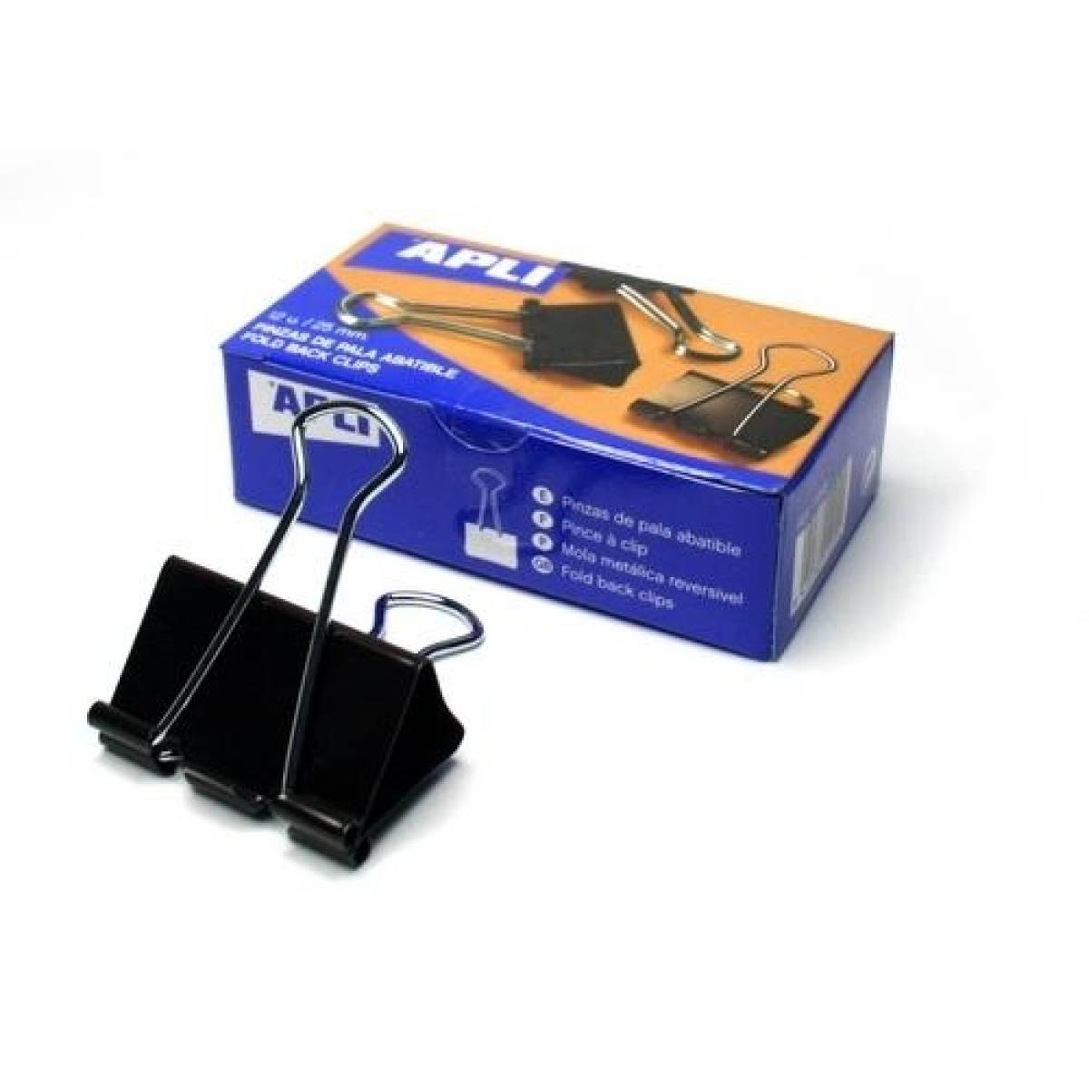 Caja grapa - pinzas de pala abatible - 12 unidades 32mm