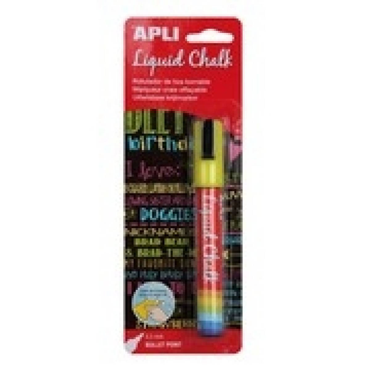 Liquid chalk ROtuador tiza líquida amarillo claro