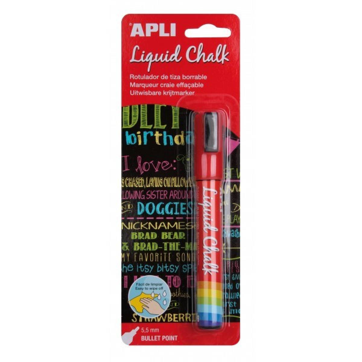 Liquid chalk ROtuador tiza líquida rojo claro