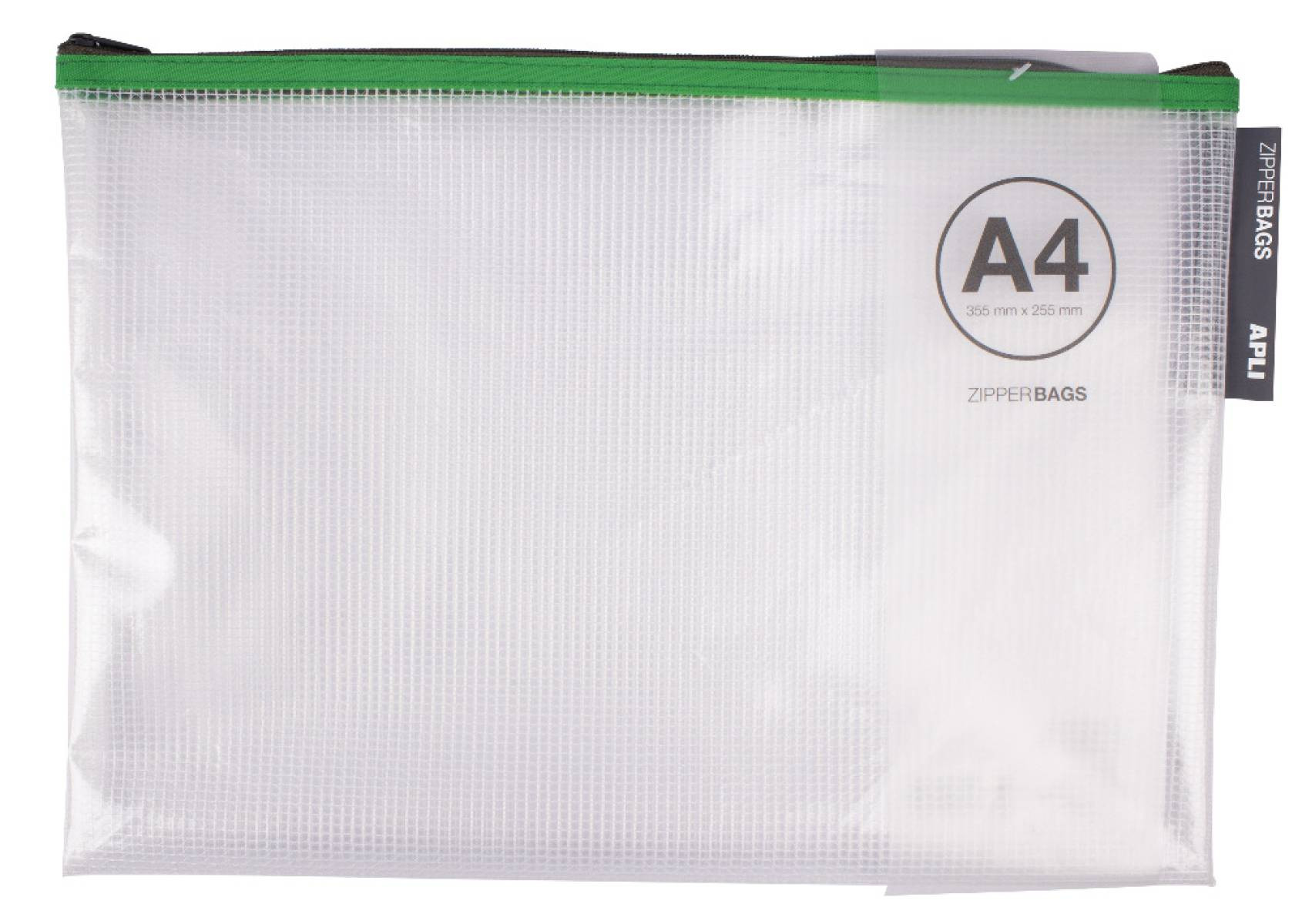Portatodo A4 Zipper Bag transparente