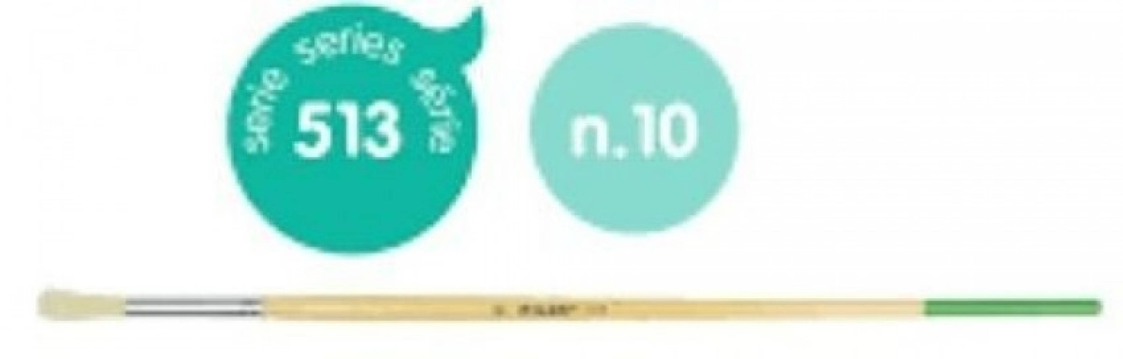 Pincel pelo cerda redondo 513 - 10