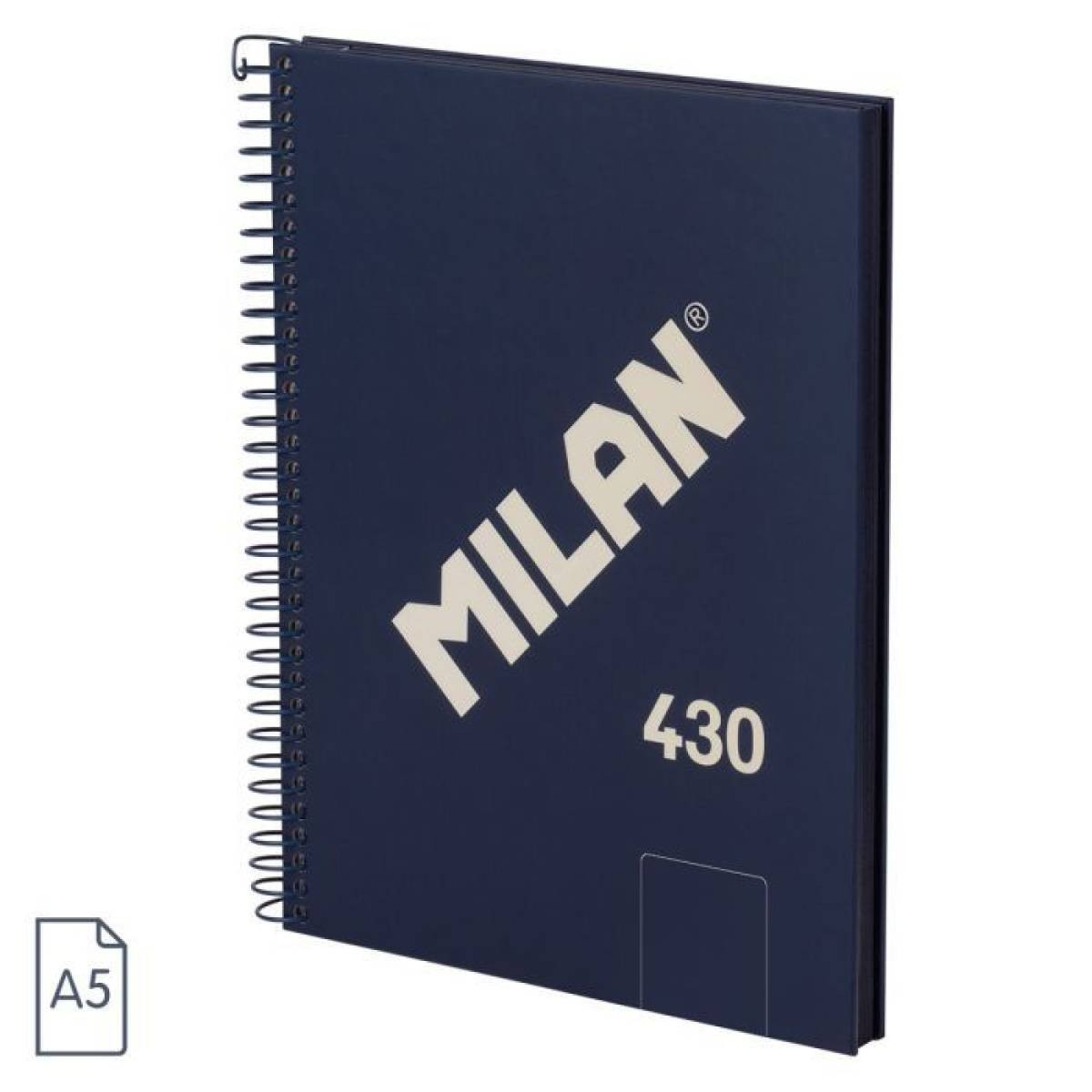 Cuaderno A5 Cuadricula con Tapa Dura MILAN 430