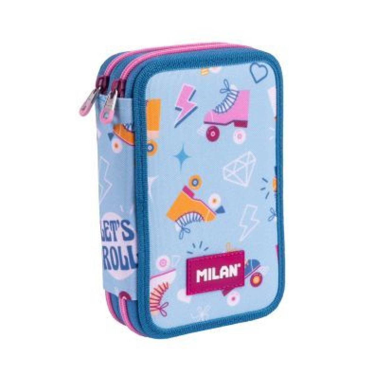 Estuche doble roller 2 milan