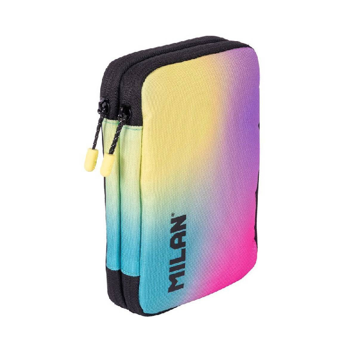 PLUMIER 2 PISOS AMB CONTENIDO COLECCIO SUNSET NEGRE
