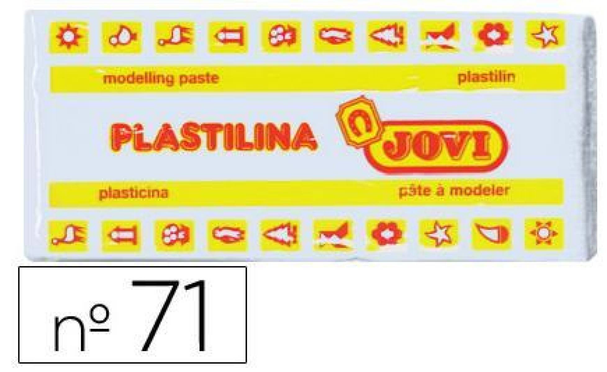 Plastilina jovi 150 gr blanca