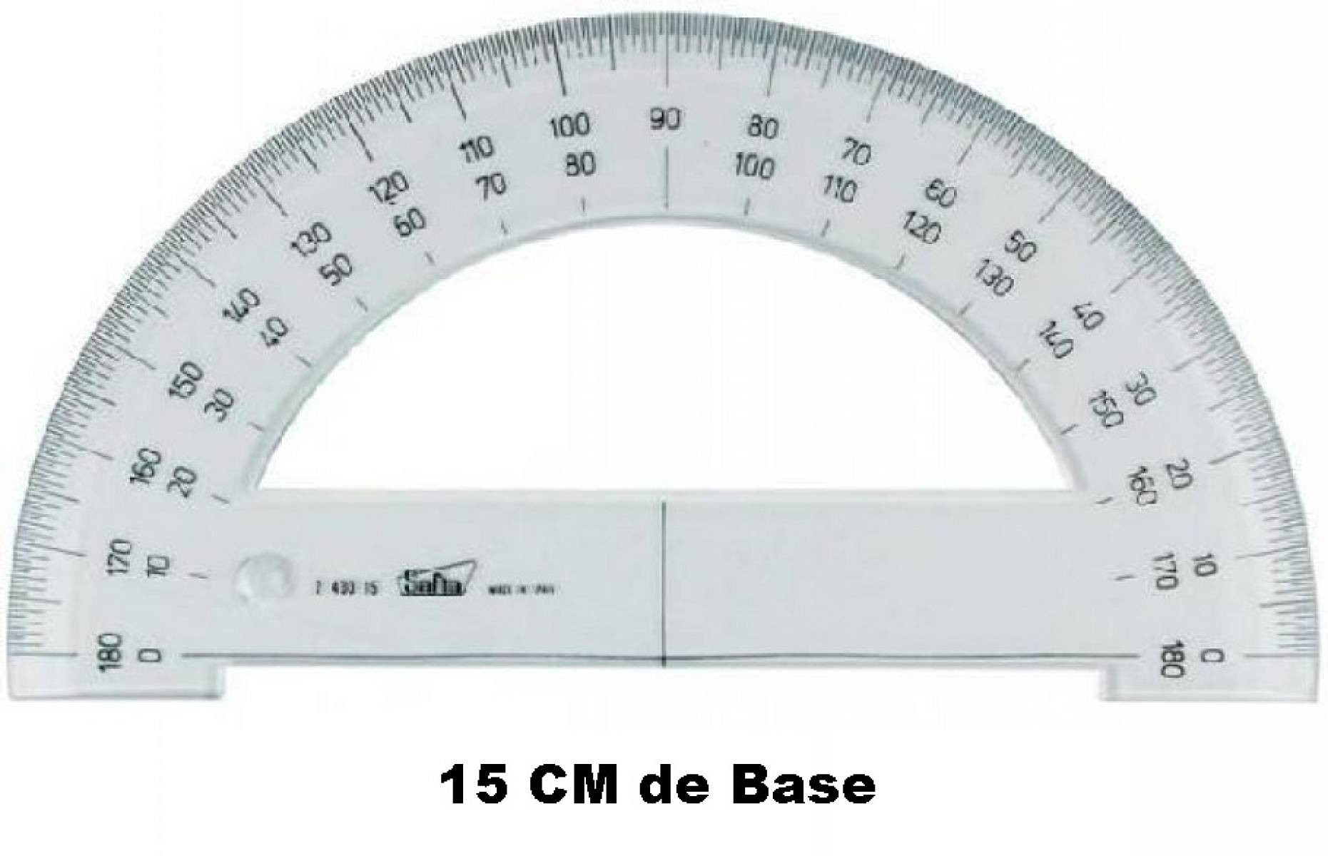 Semicirculo safta 15 cm