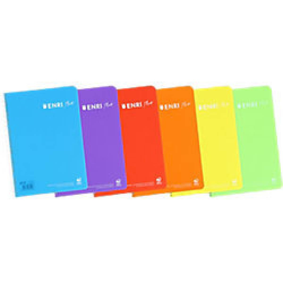 PAQ/5 BLOC Fº 80H 90G. CUAD.4X4 C/M ENRI PLUS T. PLASTIC