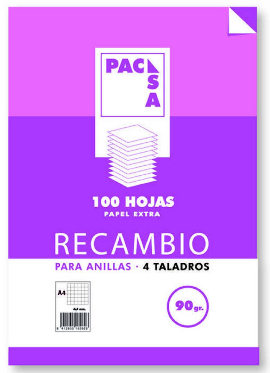 Recambio A4 100h listo 4 taladros 90g