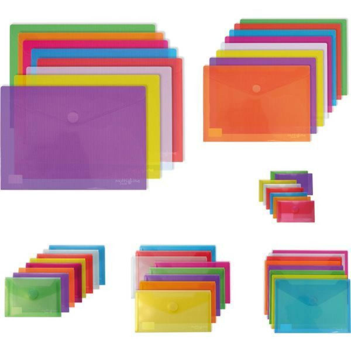 SOBRE VELCRO A5 04872500 MULTILINE GRAFOPLAS TRANSPARENTE