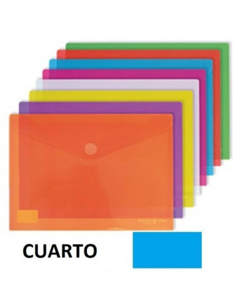 SOBRE VELCRO A5 AZUL