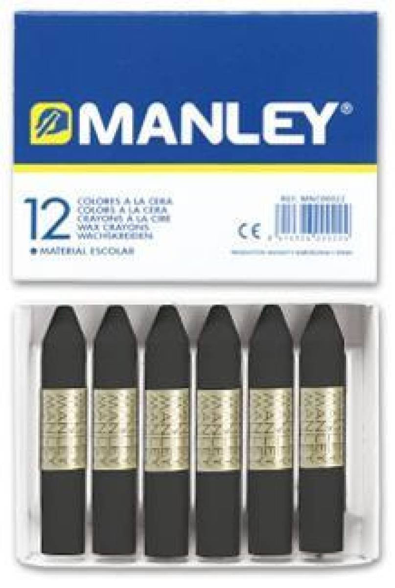 Cera manley nº 30 negro unicolor. manley